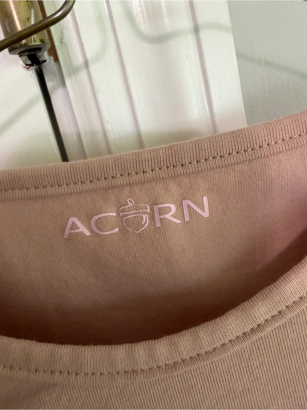 Acorn Long Sleeve Crewneck Top in Mauve - Picture 4 of 5